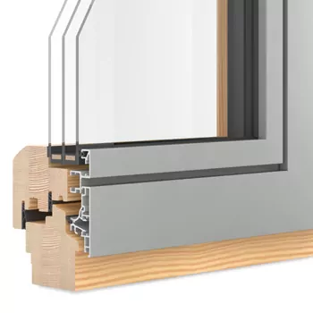 Holzfenster mit Dreifachverglasung